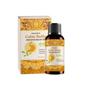 Houkea Body Massage Oil Soothing Relaxing Massage Oil Body Essential Oil Abdominal Care Daily Moisturizing