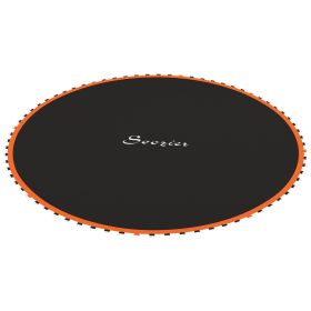 Trampoline Replacement Mat, Fits 14' Trampoline w/ 80 V-Hooks & 5.5" Springs (Spring & Frame not Included), Orange