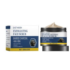 East Moon Charcoal Facial Scrub, Gentle Exfoliating Comfort Cleansing Face Moisturizing Moisturizing Scrub