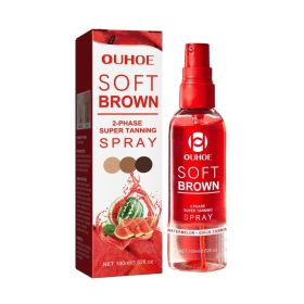 OUHOE Tanning Spray, Outdoor Tanning Self-Tanning Bronze Skin Moisturizing And Toning Spray