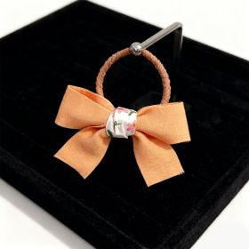 Bow Hair Ties-Orange 9771