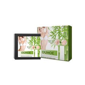 OUHOE Bamboo Charcoal Black Prickly Skin Soap, Bamboo Charcoal Brightening Skin Whitening Body Cleansing Soap