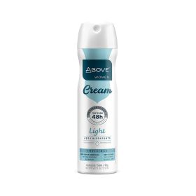 ABOVE Cream Light - 48 Hours Antiperspirant Deodorant - Dry Spray for Women - Notes of Passion Fruit - Protects Against Sweat and Body Odor - Delivers