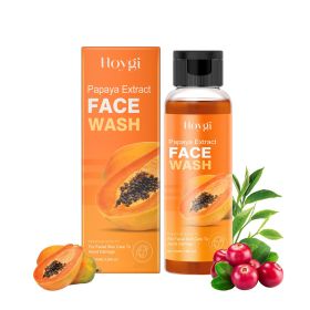 Hoygi Papaya Face Wash Gentle Cleanser Not Tight Moisturizing Hydrating Moisturizing Skin Tender Skin Care Face Wash