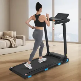 Treadmill With Incline, 3.0HP Quiet Foldable Treadmills For Home, 10.0MPH 300 LBS Weight Capacity Home Exercise Equipment Treadmills With Heart Rate S