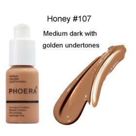 Explosive Press Type Oil Control Natural Color Matte Concealer Foundation Cream (Option: 107)